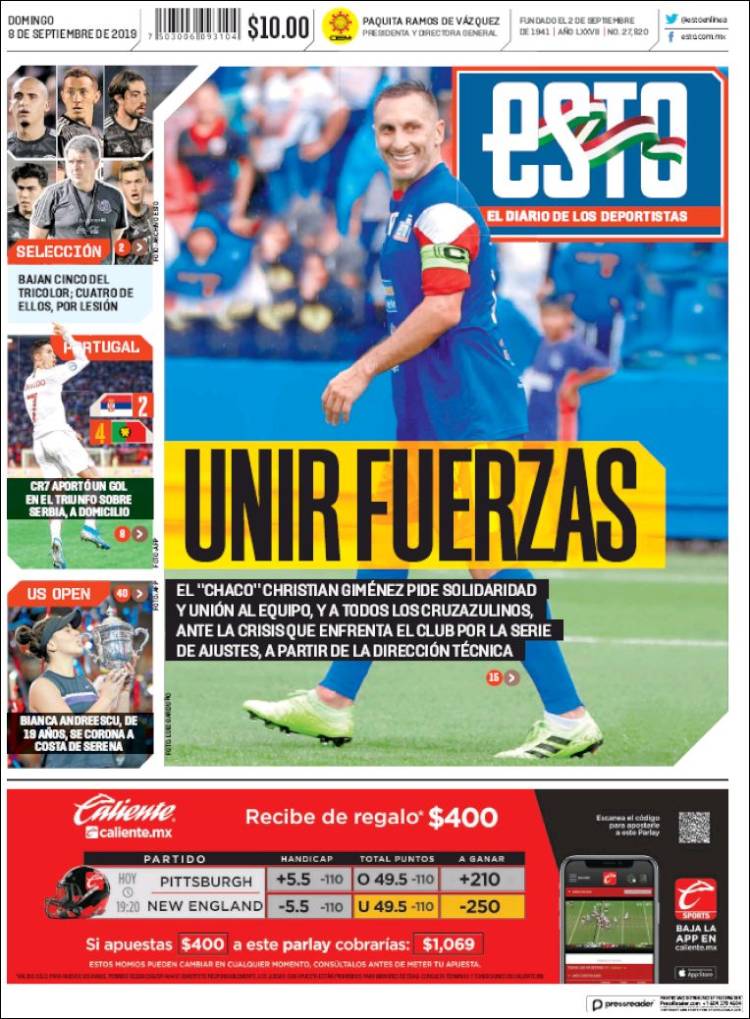 Las portadas de los principales diarios deportivos del mundo.