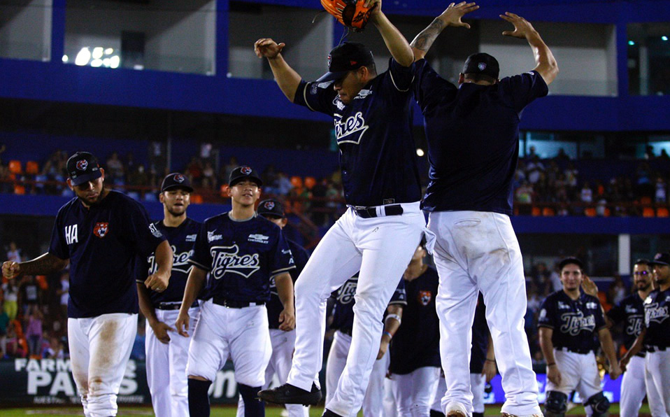 Con el triunfo, Tigres tiene marca de 8-0 ante Diablos en duelos de postemporada jugados en el Beto Ávila. (Foto: Cortesía)
