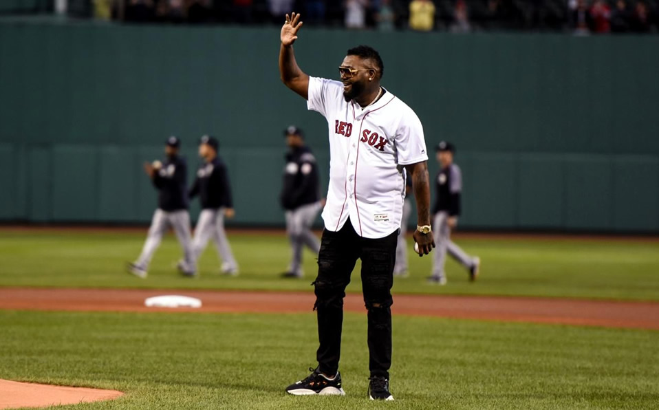 El dominicano tuvo una tremenda recepción en su regreso a la casa de los Red Sox. (Foto: @Corte4)