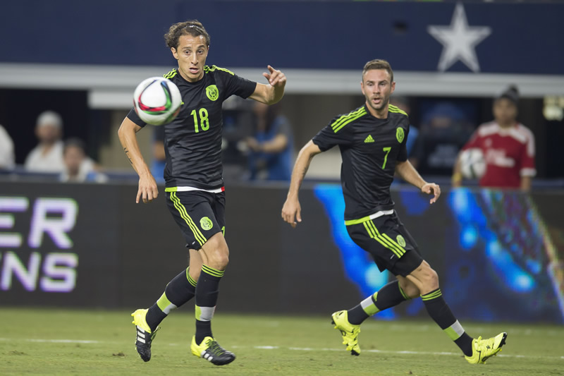 Guardado y Layún brillaron con luz propia por el costado izquierdo en esa ocasión. (Foto: Mexsport)