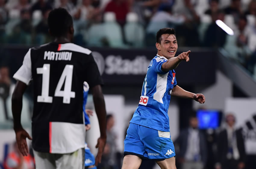 Hirving Lozano irrumpió en la Serie A y es bien redituado.Foto: AFP