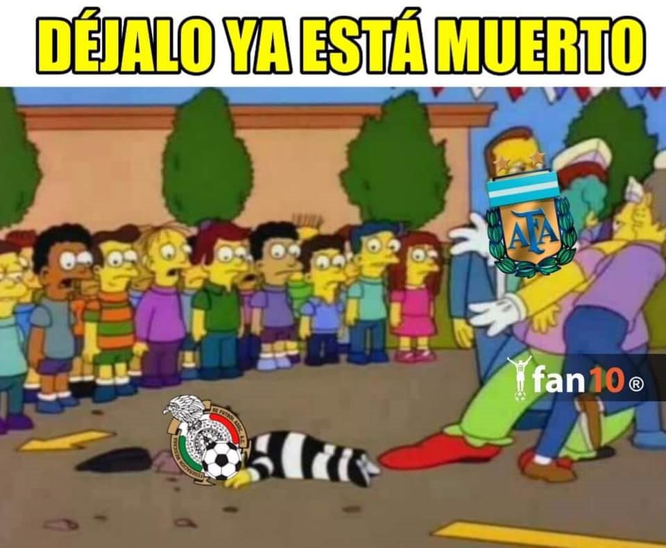 ¡Hoy da pena apoyar el Tri! Humillados por Argentina y los memes no soportan tanto.