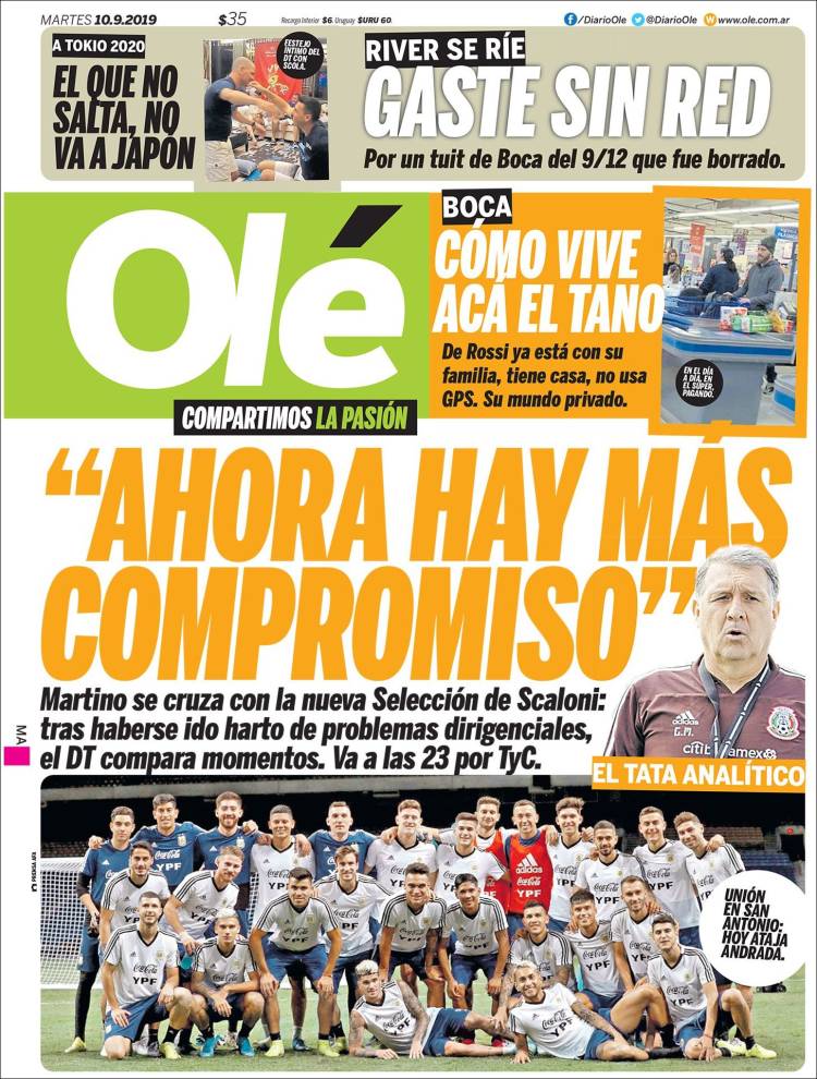 Las mejores portadas deportivas.
