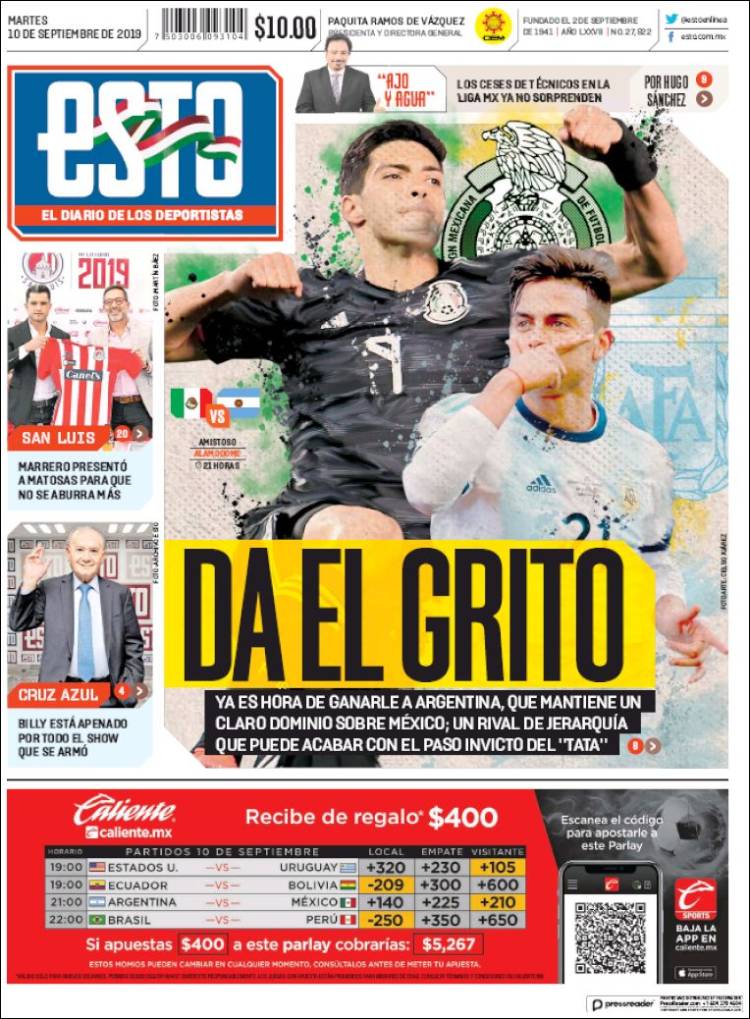 Las mejores portadas deportivas.