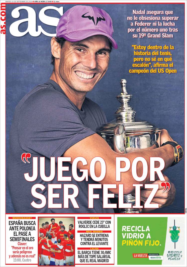 Las mejores portadas deportivas.