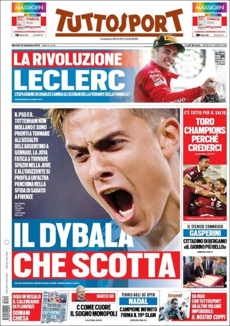 Las mejores portadas deportivas.