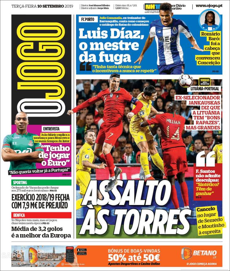 Las mejores portadas deportivas.