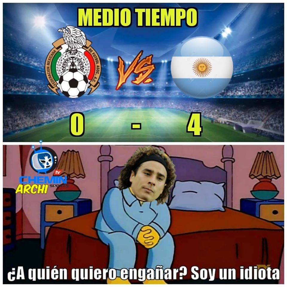 ¡Hoy da pena apoyar el Tri! Humillados por Argentina y los memes no soportan tanto.