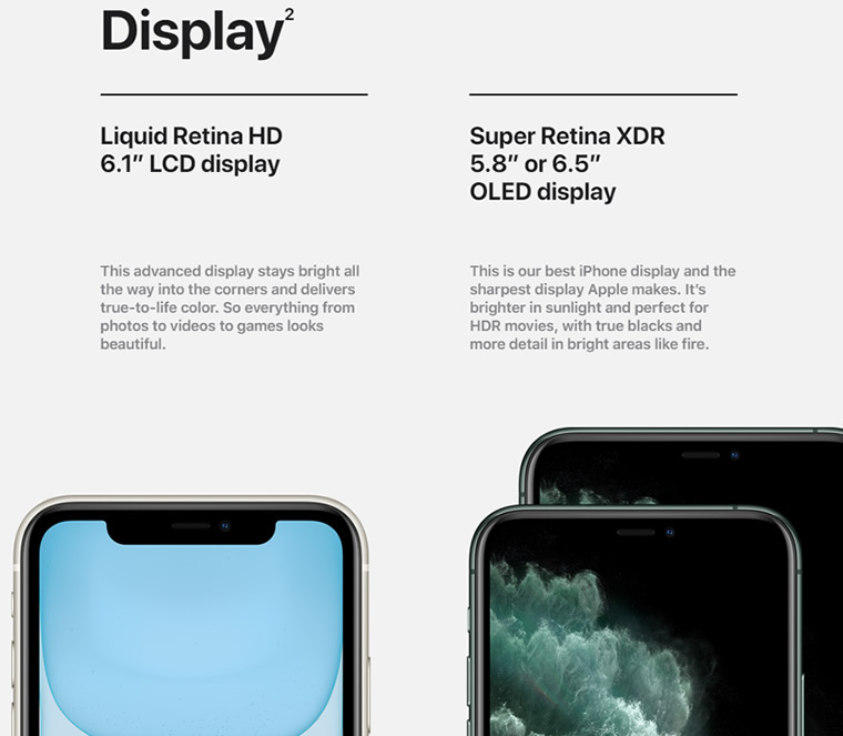Los tamaños sí importan y Apple lo sabe. iPhone 11 y iPhone 11 Pro.