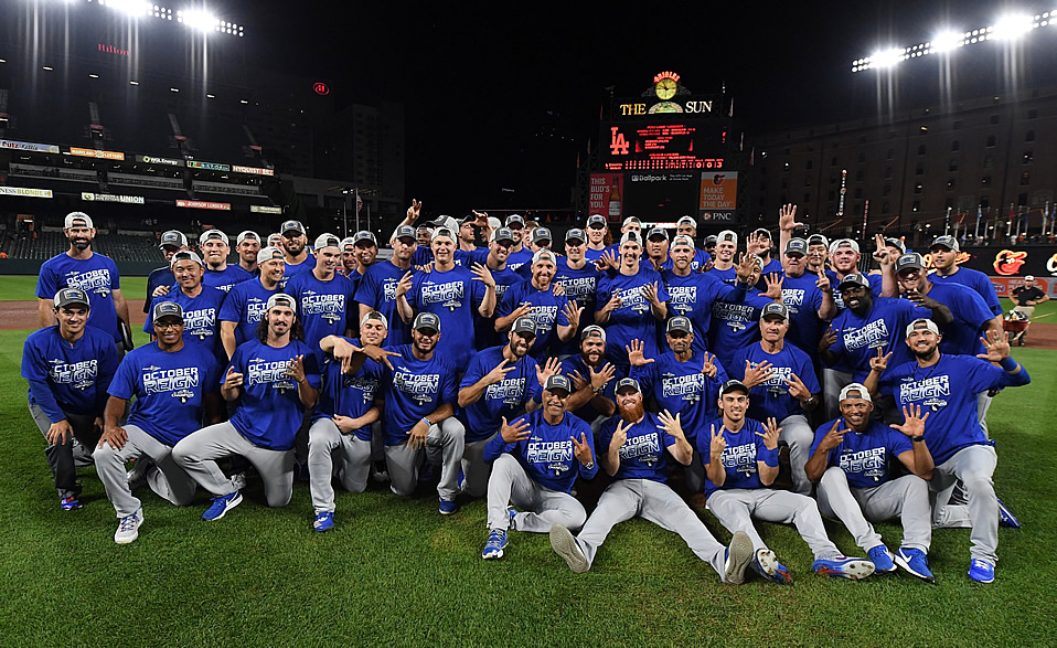 Dodgers está en playoffs, gana título divisional