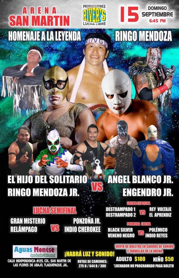 Los eventos de lucha libre del 12 al 18 de septiembre.
