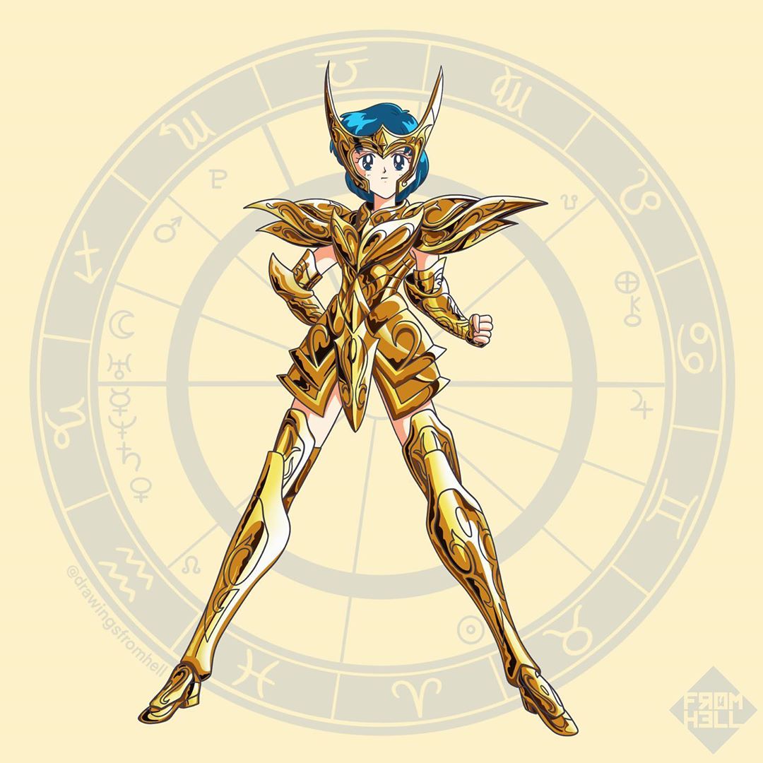 Sailor Mercury - Acuario (Instagram: drawingsfromhell)
