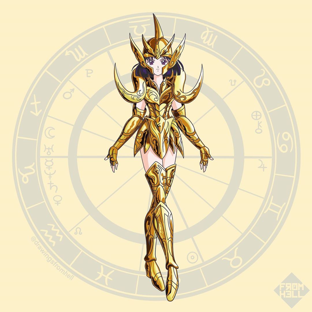 Sailor Saturn - Aries (Instagram: drawingsfromhell)