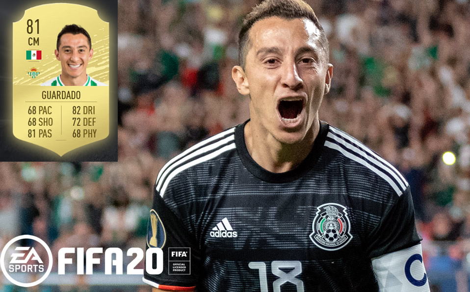 Pese a ser todo un veterano, Andrés Guardado es uno de los contados mexicanos por encima de los 80 puntos.