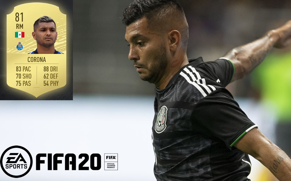 Con el regate y dribbling como mayores armas, Tecatito Corona presume media de 81.