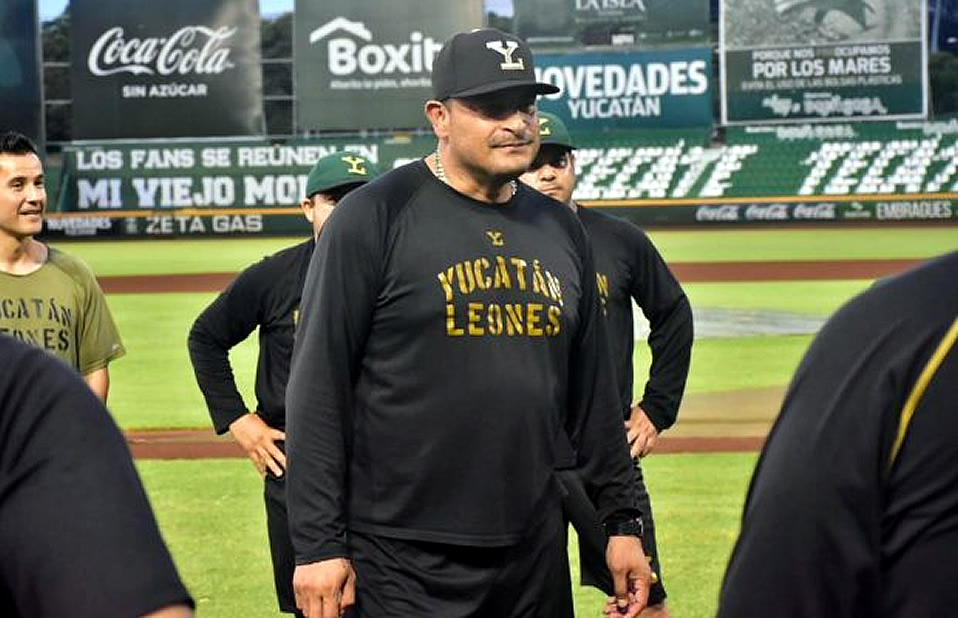 Leones de Yucatán entrena previo a Final de Zona Sur contra Diablos