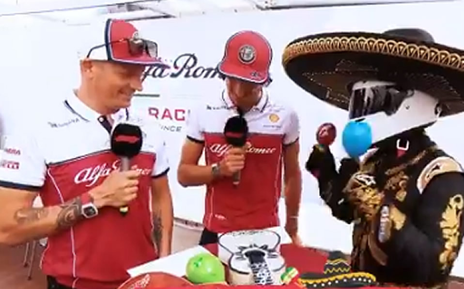 Kimi cambió las pistas por la cantada. (Fórmula1)