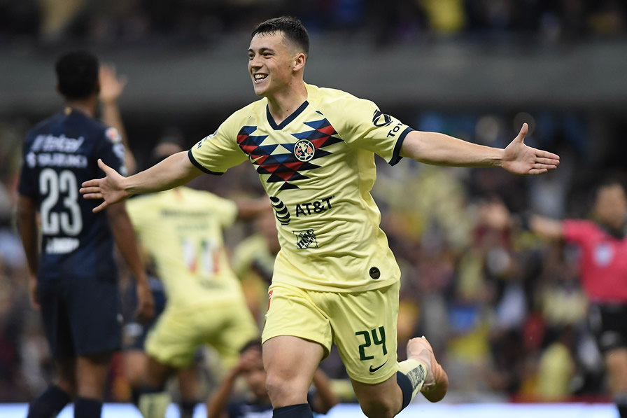 Federico Viñas se estrenó con gol en México. (Foto: Mexsport)