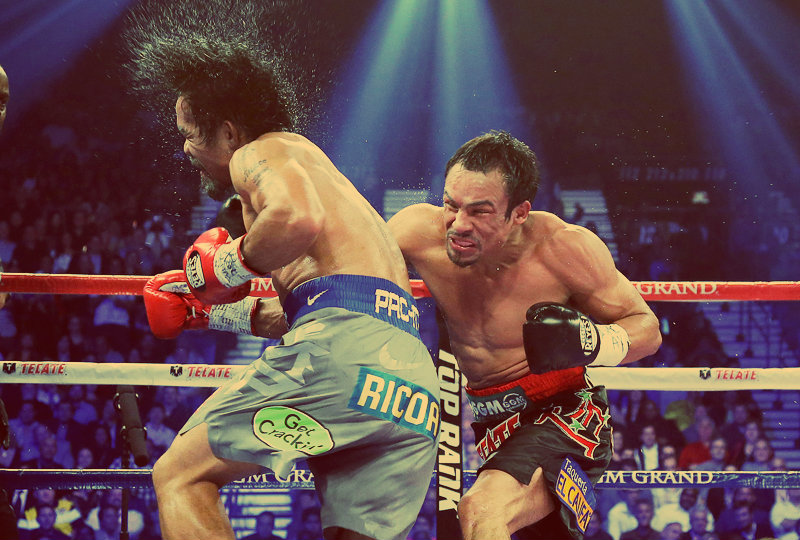 Ese brutal nocaut del mexicano Juan Manuel Márquez al filipino Manny Pacquiao fue más intenso que cualquier grito de Independencia.