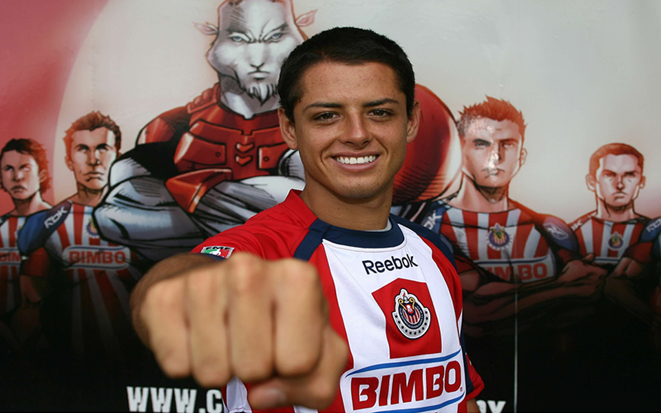 Javier Hernández en su etapa con Chivas (MEXSPORT)