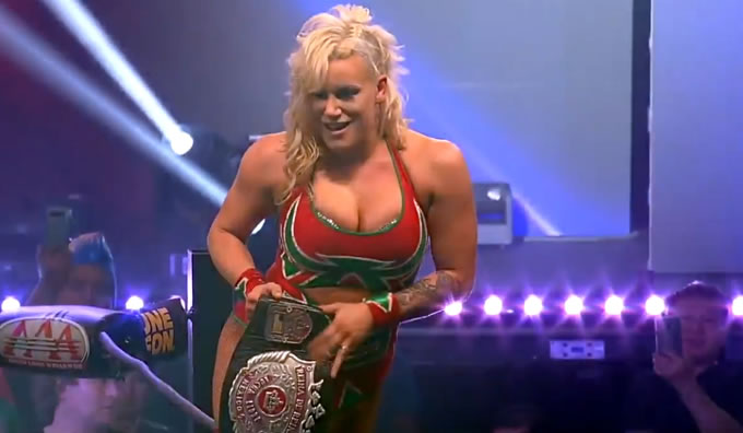 Taya es Campeona de AAA de nueva cuenta. (Foto: AAA)