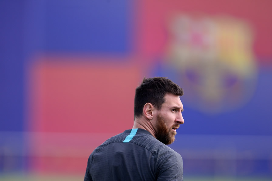 Lionel Messi en La Masía. (Foto: AFP)