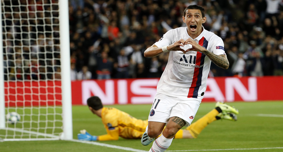 Ángel Di María celebra un gol (AFP)