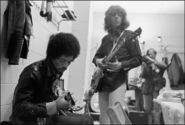 Tras bambalinas con Mick Taylor, guitarrista de los Rolling Stones (New York, 1969).