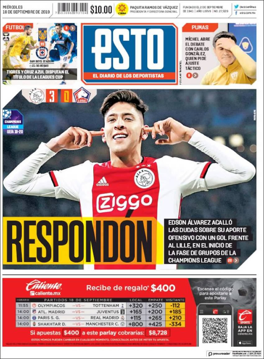 No te pierdas la información deportiva más destacada al rededor del mundo