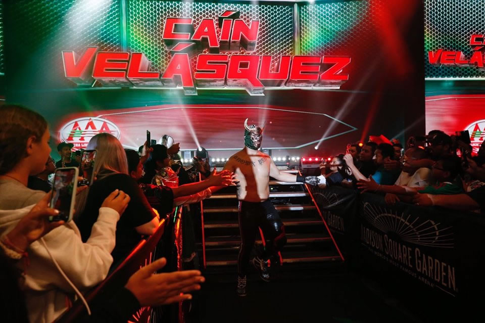 Caín tuvo su segunda lucha con AAA en New York. (Foto: AAA)