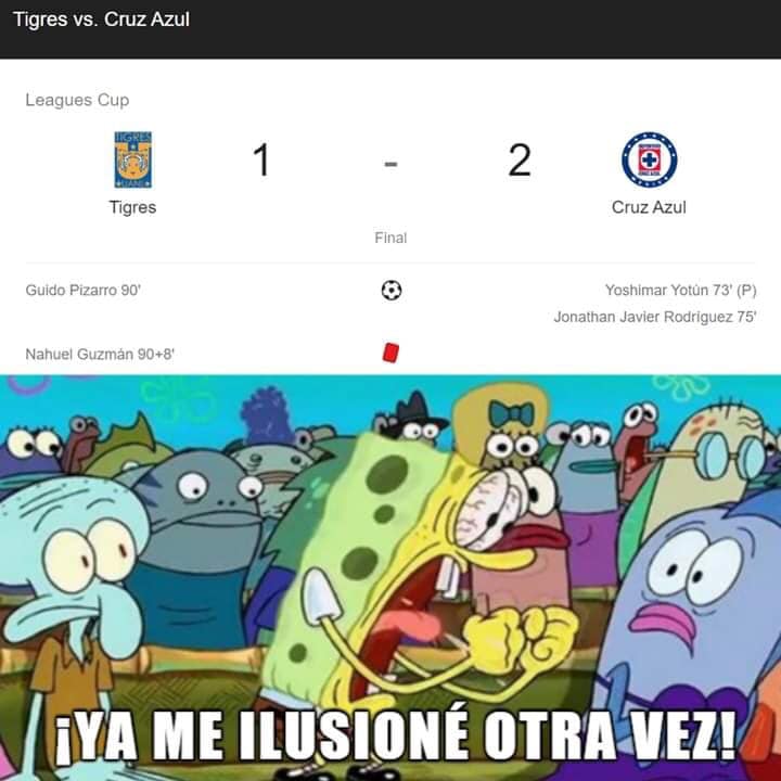 Los memes no perdonaron ni a Campeón ni a subcampeón.