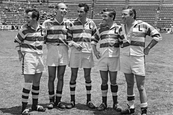 En la película ‘El vividor’ (1955), Tin Tan interpretó a un personaje que se hace pasar por futbolista del Atlante para enamorar a una mujer.