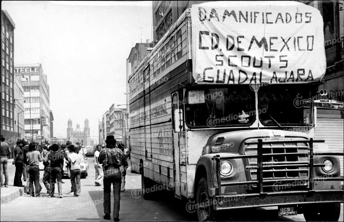 El 19 de septiembre de 1985 en punto de las 07:17 horas, un terremoto de 8.1 de magnitud azotó a la CDMX. (FOTOTECA MILENIO)