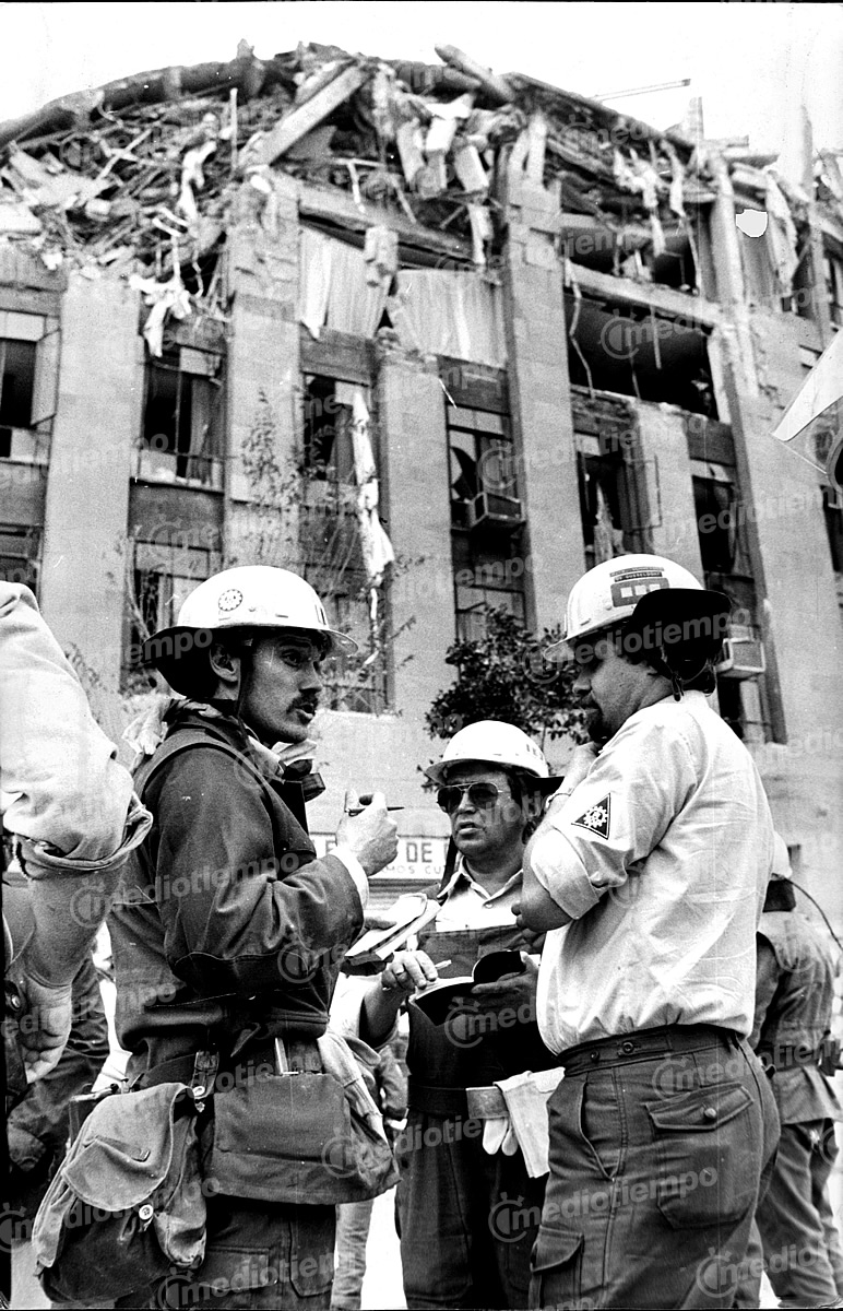 El 19 de septiembre de 1985 en punto de las 07:17 horas, un terremoto de 8.1 de magnitud azotó a la CDMX. (FOTOTECA MILENIO)