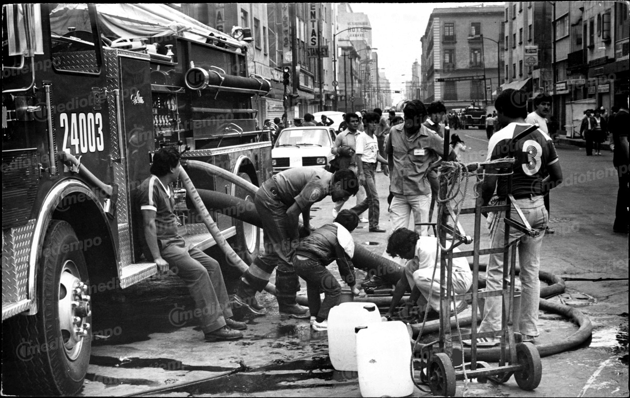 El 19 de septiembre de 1985 en punto de las 07:17 horas, un terremoto de 8.1 de magnitud azotó a la CDMX. (FOTOTECA MILENIO)