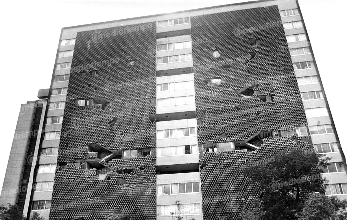 El 19 de septiembre de 1985 en punto de las 07:17 horas, un terremoto de 8.1 de magnitud azotó a la CDMX. (FOTOTECA MILENIO)
