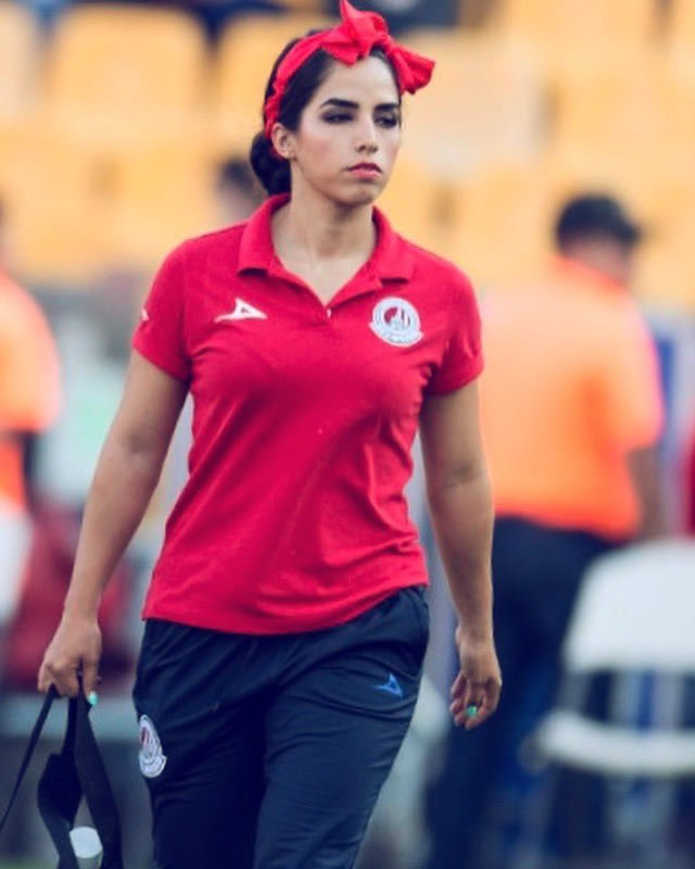 Así se le ve a Saida en los juegos del San Luis (FOTO: Twitter)