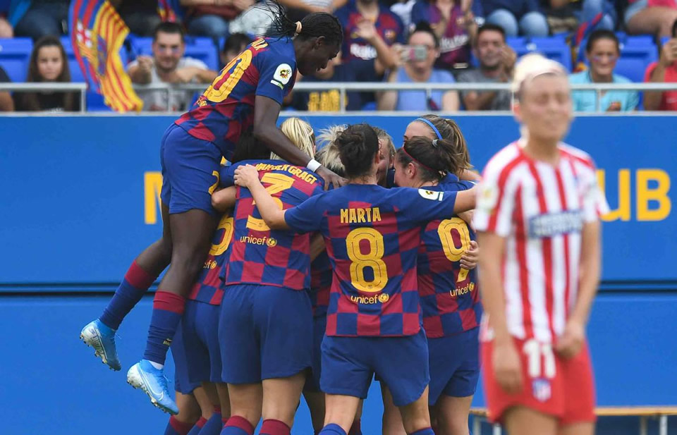 BARCELONA 6-1 ATLÉTICO : Goles Liga Iberdrola, Crónica VIDEO