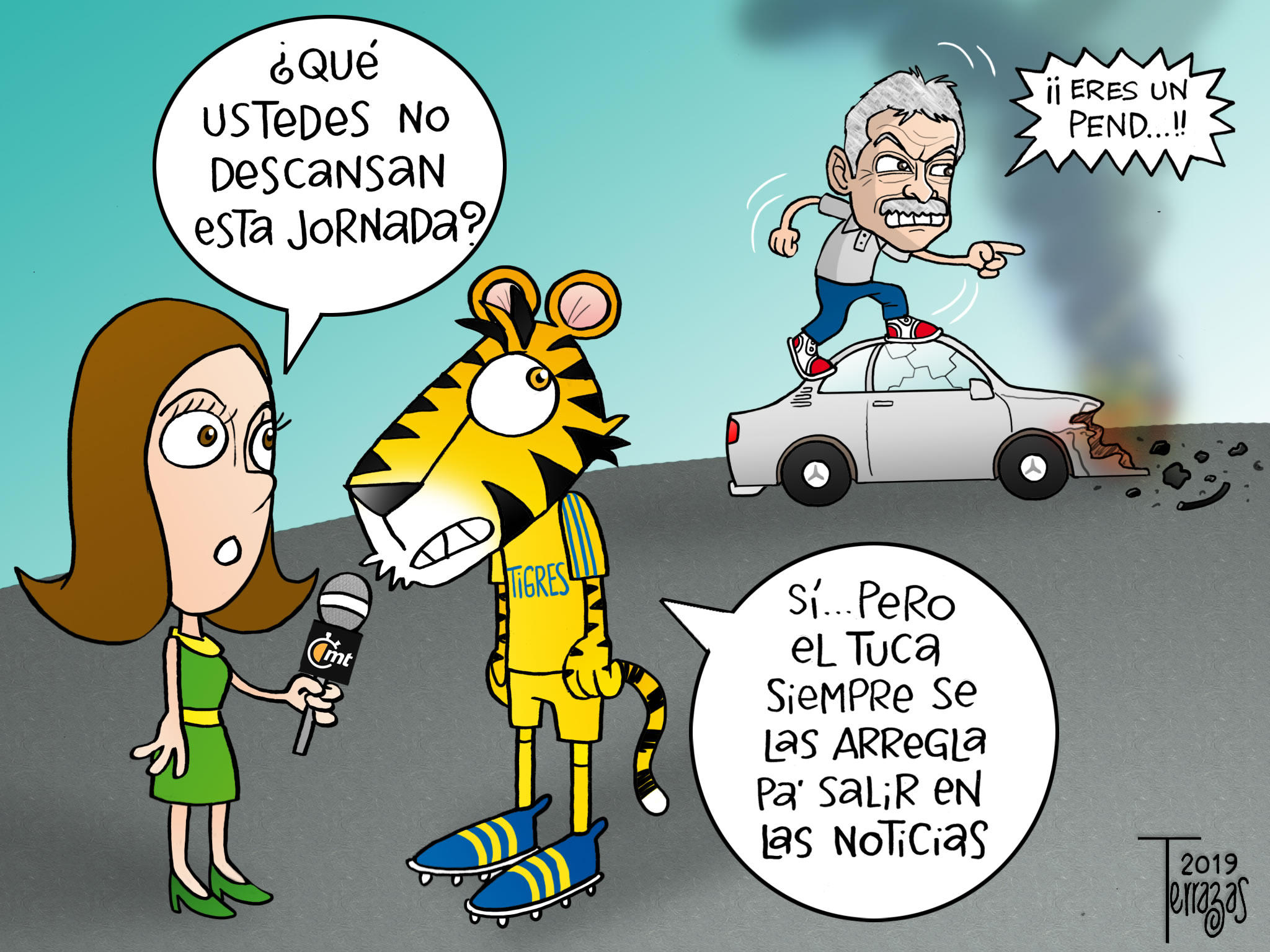 Tigres descansa, pero Tuca es noticia