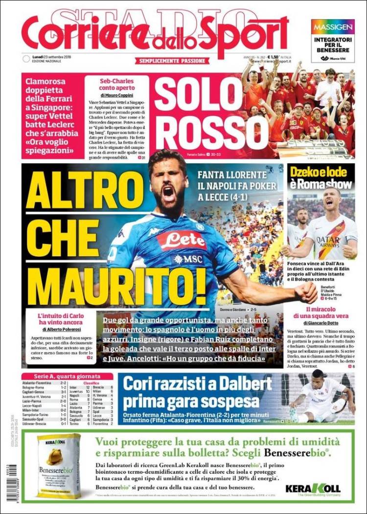 Corriere dello Sport, Italia.