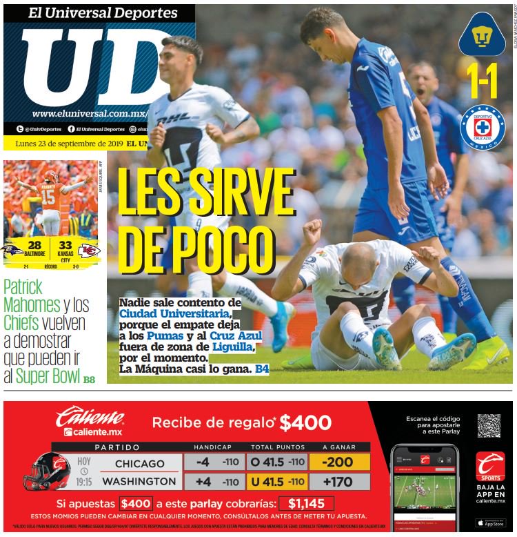 Universal Deportes, México.