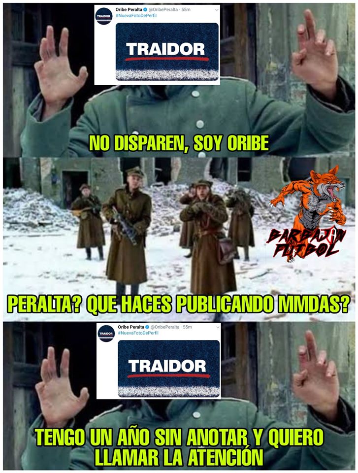 Oribe, te están viendo tus hijos... Ya dedícate a otra cosa.