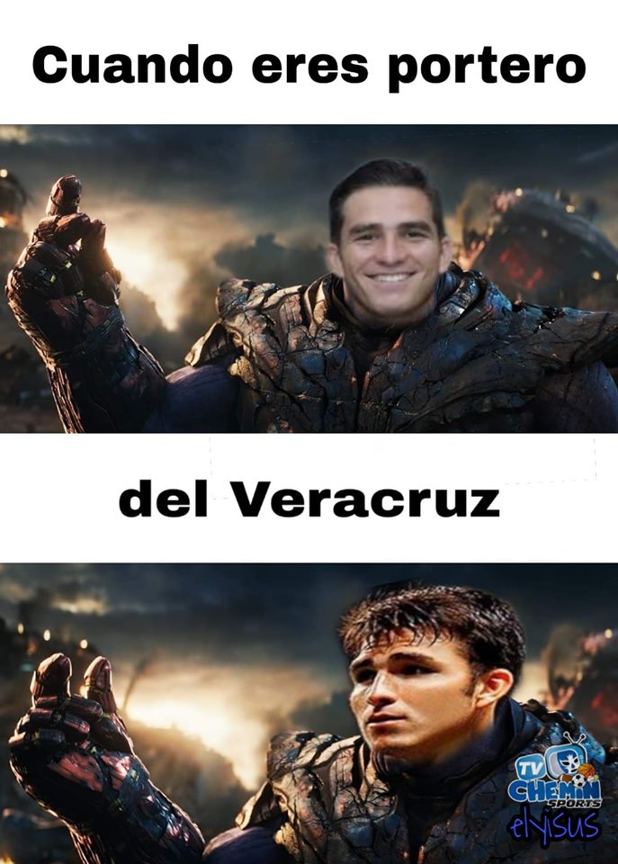 Cuando tienes la desgracia de jugar en Veracruz.