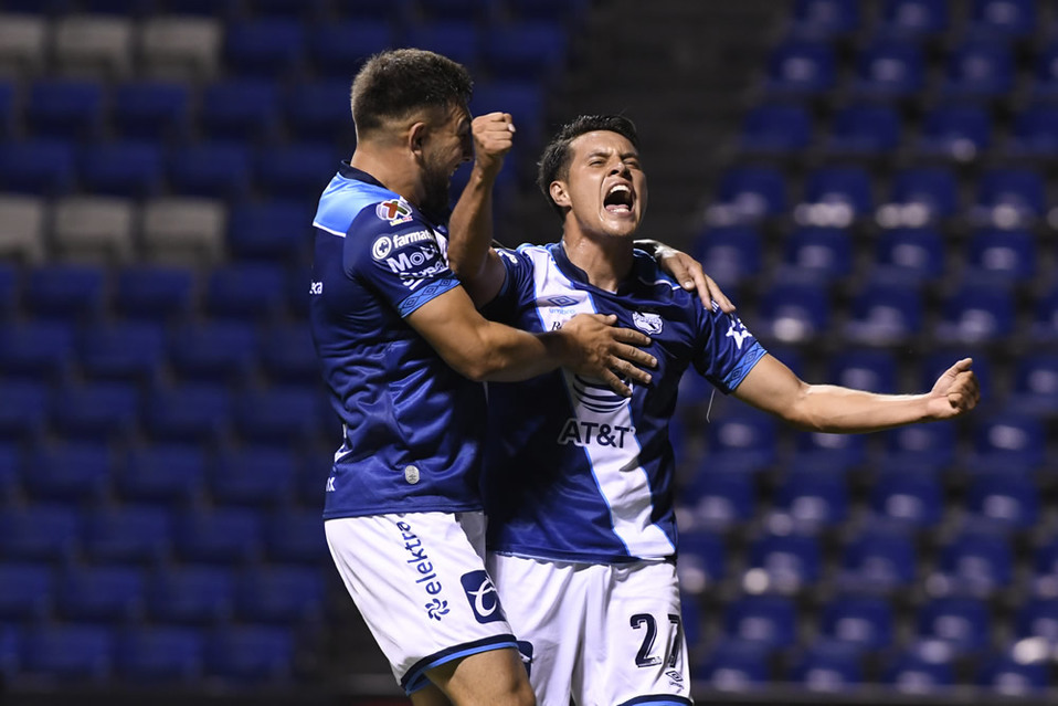 Abella marcó el segundo de Puebla (FOTO: Imago7)