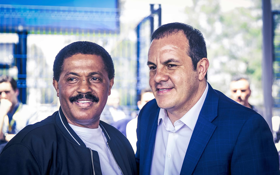 El Temo y Zizinho en Coapa (FOTO: América)