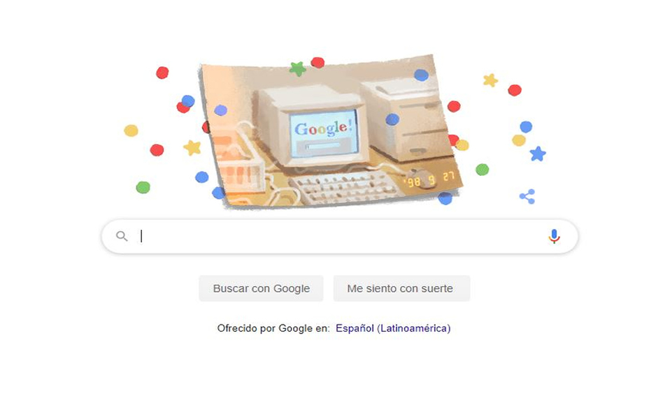 Google celebra 21 años con un Doodle lleno de nostalgia