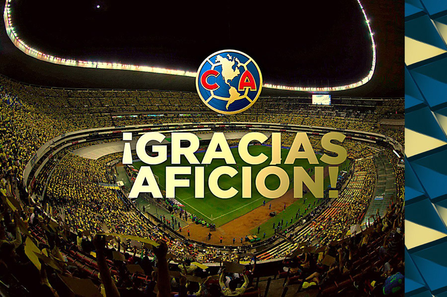 América agradeció a su gente.
