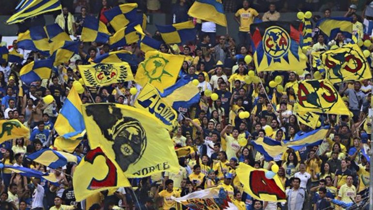 En las tribunas todo se trata de ondear la bandera con orgullo por los colores.
