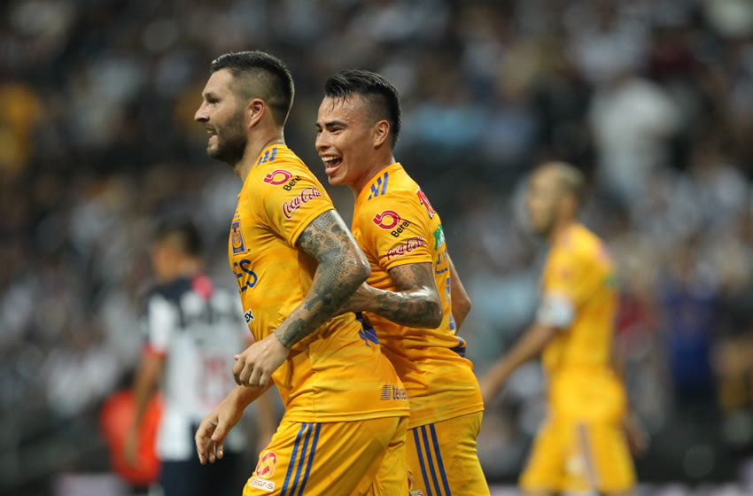 Gignac y Zelarayán, los dos responsables de la derrota de Monterrey. Foto. Imago7