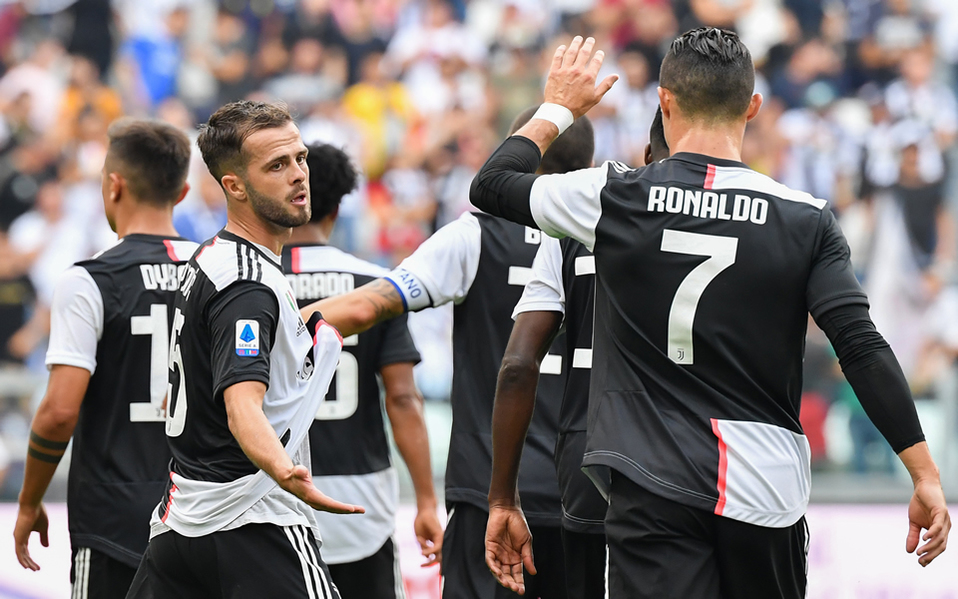 Pjanic y Ronaldo, artífices del triunfo (AFP)